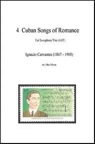 4 Cuban Songs of Romance for saxophone trio P.O.D. cover Thumbnail